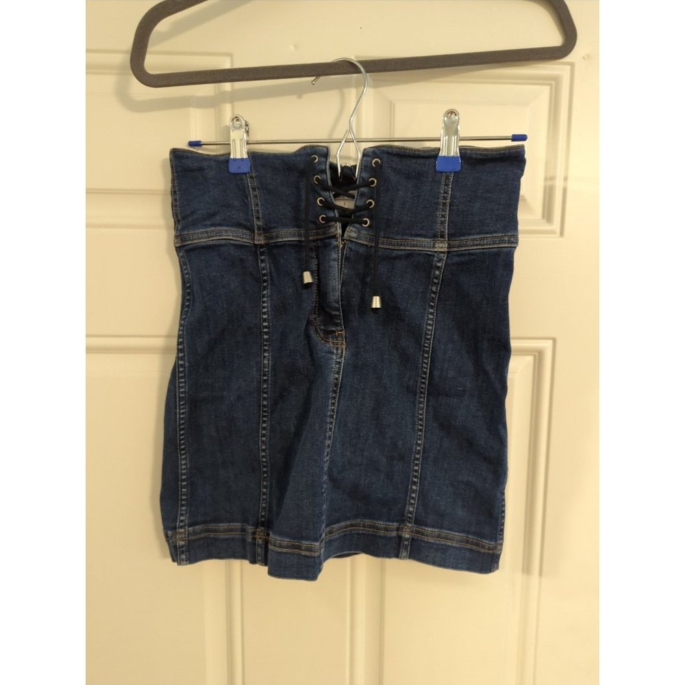Free People Denim Skirt